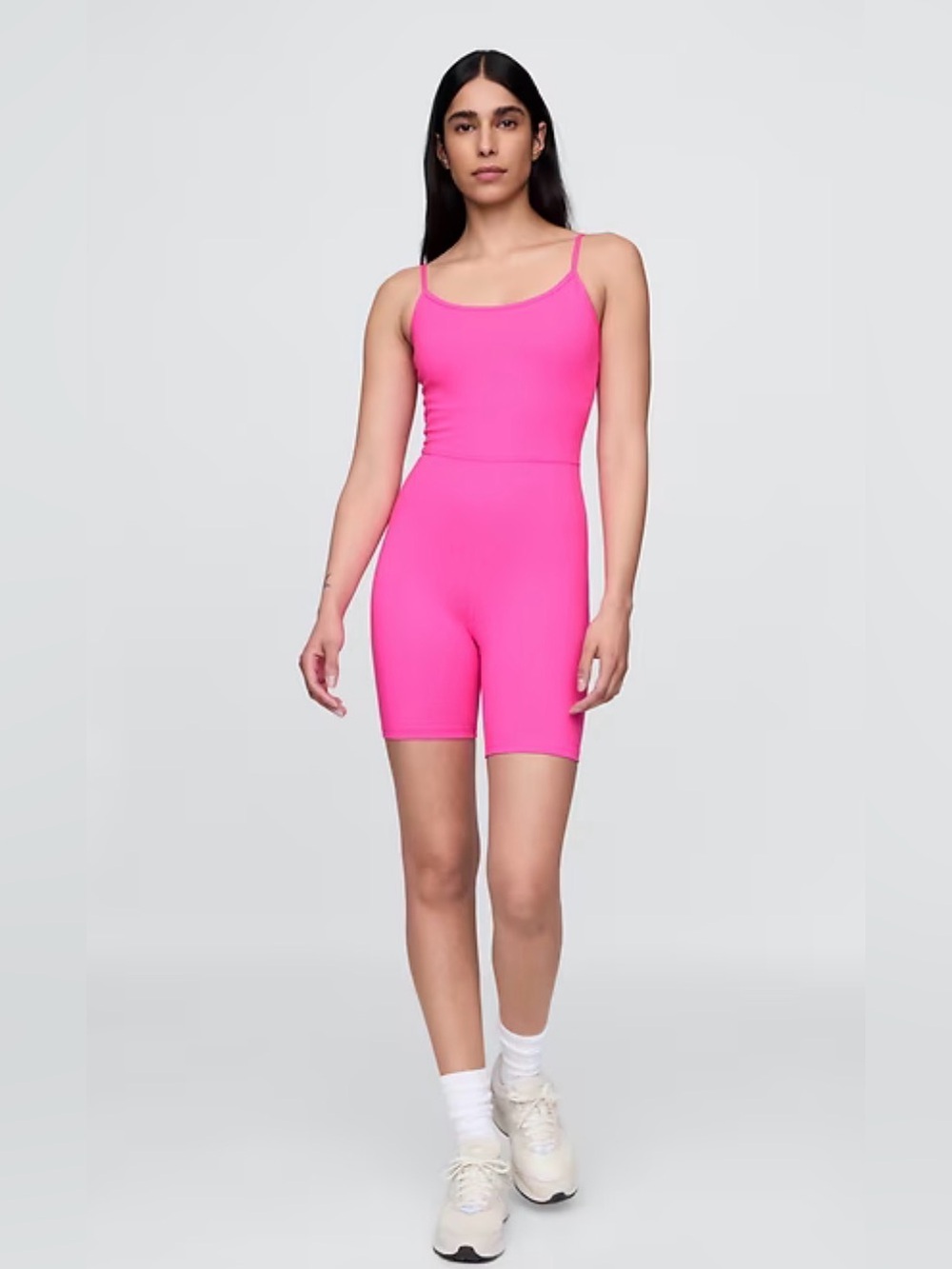 GapFit Power bike short romper- Bright Pink Sz Small